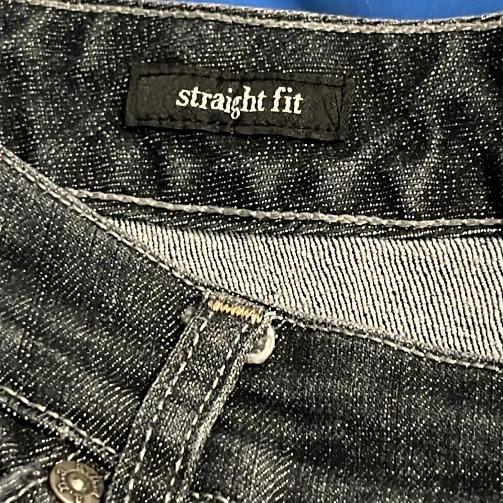 A.n.a. Straight Fit size 8 dark wash denim jeans - Picture 10 of 12